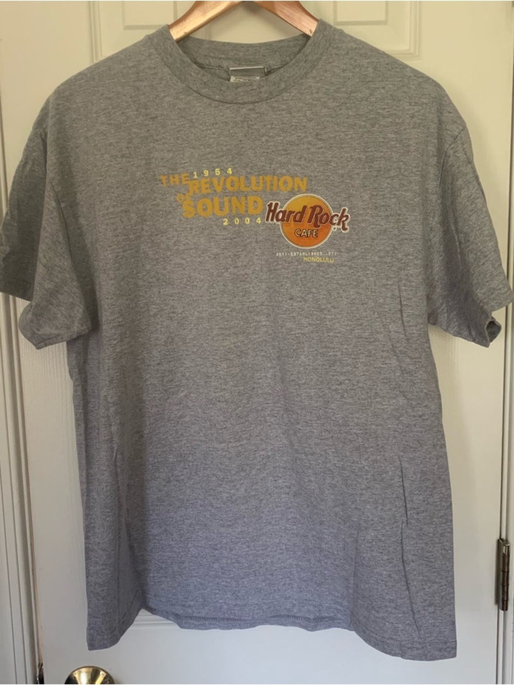 Vintage Hard Rock Cafe Grey Limited Edition 50th Anniversary Tee Shirt